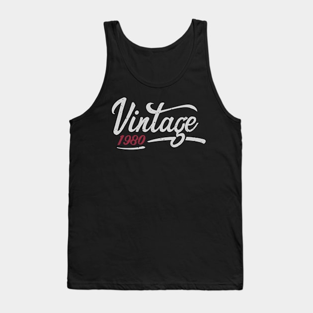 vintage Tank Top by BaderAbuAlsoud